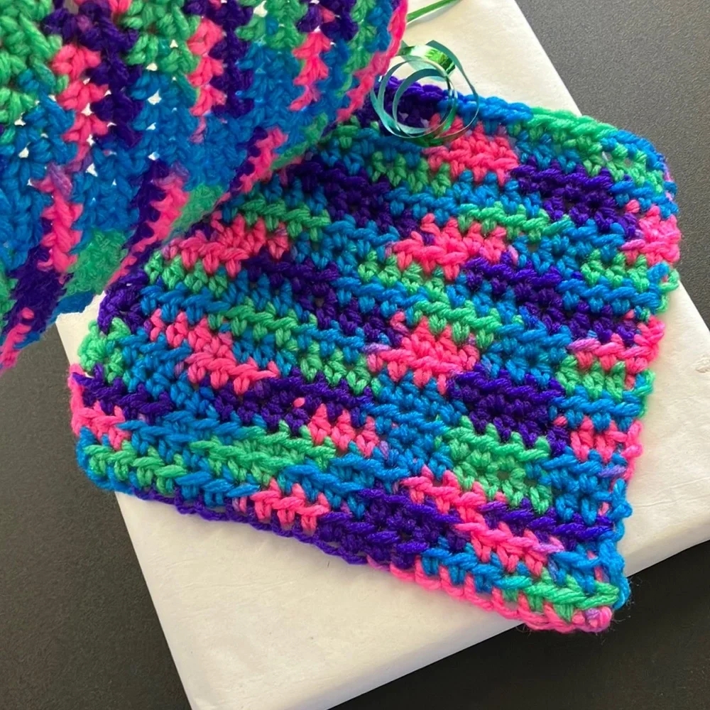 Blind Date With a Cookbook Gift Set with Handmade Crochet Dish Towels